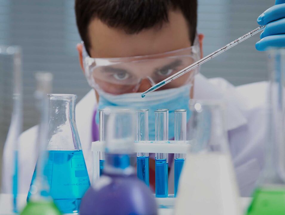 diagnostic de parasites dans le corps